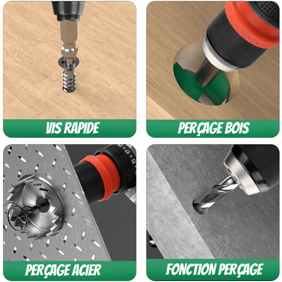 Perceuse Visseuse Sans Fil - DrillMaster™ - Royaume Rénovation